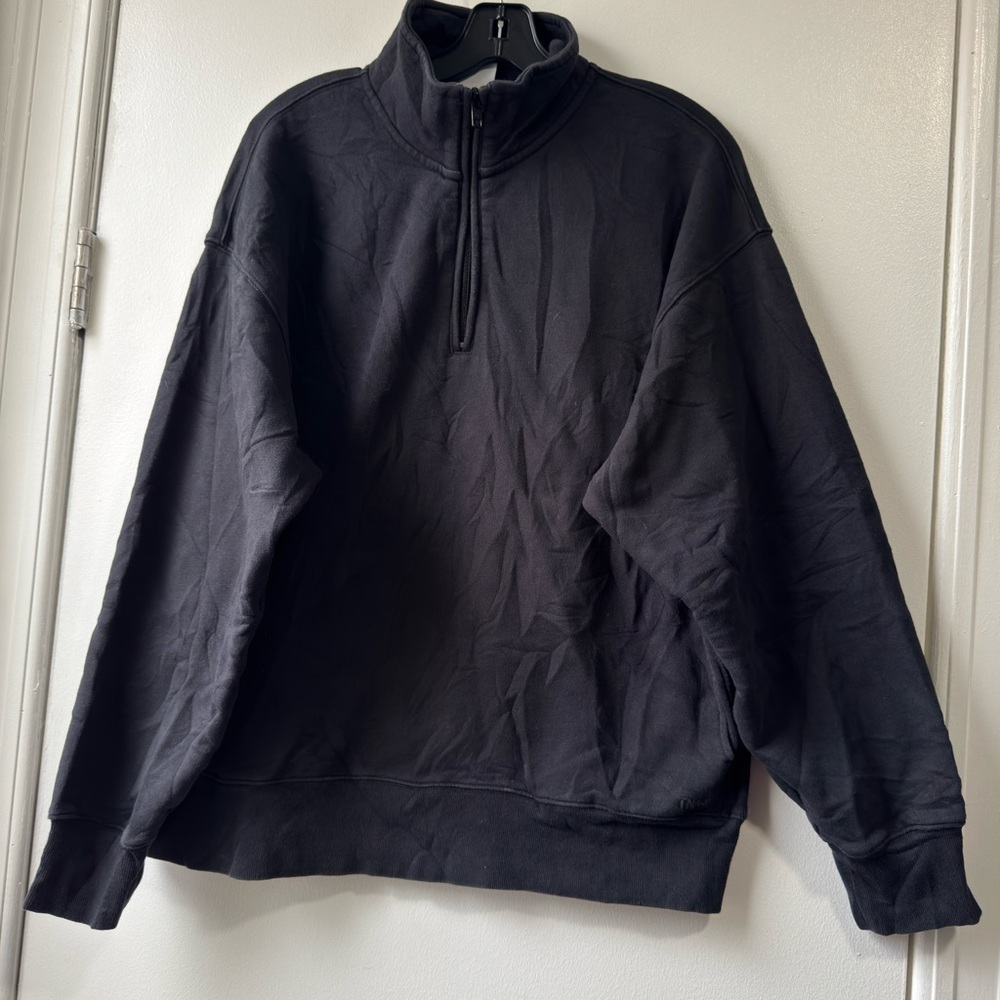 TNA Men's Black Zip-Up Sweater